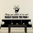 Wall decals music - Wall decal Sunny, you smiled at me and really eased the pain ! - ambiance-sticker.com