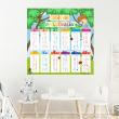 Wall decals for kids - Wall decal child multiplication table - ambiance-sticker.com