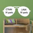 Wall decals whiteboards - Wall decal Design Sunglasses - ambiance-sticker.com