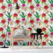 wall decal tropical tapestry - Wall stickers tropical tapestry Bolivia - ambiance-sticker.com