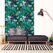wall decal tropical tapestry - Wall decal tropical tapestry Cartegana - ambiance-sticker.com