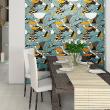 wall decal tropical tapestry - Wall decal tropical tapestry Huaraz - ambiance-sticker.com