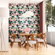 wall decal tropical tapestry - Wall stickers tropical tapestry Panama - ambiance-sticker.com