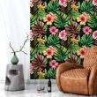 wall decal tropical tapestry - Wall decal tropical tapestry Progreso - ambiance-sticker.com