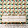 wall decal tropical tapestry - Wall decal tropical tapestry Salvador - ambiance-sticker.com