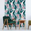wall decal tropical tapestry - Wall decal tropical tapestry San Fracisco - ambiance-sticker.com