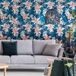 wall decal tropical tapestry - Wall decal tropical tapestry Talara - ambiance-sticker.com