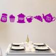 Wall decals for the kitchen - Wall decal Tea, jam, sugar - ambiance-sticker.com