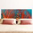 Bedroom wall decals - Wall decal Design underwater plants - ambiance-sticker.com