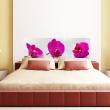 Bedroom wall decals - Wall decal Design three flowers - ambiance-sticker.com