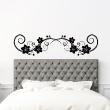 Wall decals design - Wall decal headboard orchids - ambiance-sticker.com