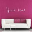 Wall decal Personalized -Wall sticker customisable text school endearing - ambiance-sticker.com