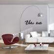 Wall decal Personalized -Wall sticker customisable text vintage passionate - ambiance-sticker.com
