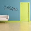 Wall decals with quotes - Wall decal Welcome to our home - ambiance-sticker.com