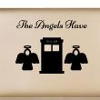 PC and MAC Laptop Skins - Skin The angels have police box - ambiance-sticker.com