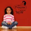 Wall decals with quotes - Wall decal The princess will see you know - ambiance-sticker.com