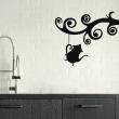 Wall decals for the kitchen - Wall decal Teapot hanged - ambiance-sticker.com