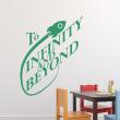 Wall decals with quotes - Wall decal To infinity and beyond - ambiance-sticker.com
