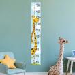 Wall decals child measuring board - Wall sticker child height elegant giraffe - ambiance-sticker.com