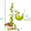 Wall decals for kids - Garden and animals kidmeter wall decal - ambiance-sticker.com