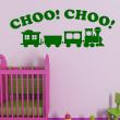 Trains for children Choo! Choo! Wall sticker - ambiance-sticker.com