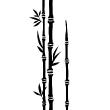 Flowers wall decals - Wall decal Three stems of bamboo - ambiance-sticker.com