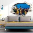 Wall decals landscape - Wall decal Landscape sweet night in Prague - ambiance-sticker.com