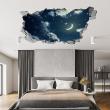 Wall decals landscape - Wall decal landscape starry sky - ambiance-sticker.com