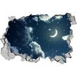 Wall decals landscape - Wall decal landscape starry sky - ambiance-sticker.com