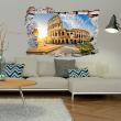 Wall decals landscape - Wall decal Landscape Colosseum of Rome at the rising sun - ambiance-sticker.com