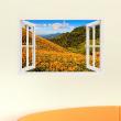 Wall decals landscape - Wall decal Hills with lilies - ambiance-sticker.com