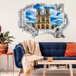 Wall decals landscape - Wall decal Landscape The Cathedral of Notre Dame de Paris - ambiance-sticker.com