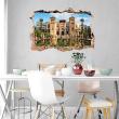 Wall decals landscape - Wall decal Landscape square of America Seville - ambiance-sticker.com
