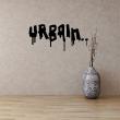 Wall decals design - Wall decal Urbain artistic - ambiance-sticker.com