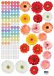 Figures wall decals - Wall decal Flower varieties - ambiance-sticker.com