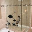 Bathroom wall decals - Wall decal Underwater life - ambiance-sticker.com