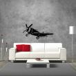Wall decals design - Wall decal Old airplane model - ambiance-sticker.com