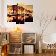 Romantic city at the water's edge - ambiance-sticker.com