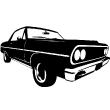 Wall decals design - Wall decal Classic Sports Car - ambiance-sticker.com