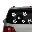 Car wall decals - Car pretty lots of flowers wall stickers - ambiance-sticker.com