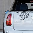 Car wall decals - Car spider web wall decal - ambiance-sticker.com