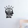 Wall decals with quotes - Wall decal Why worry now there's always laughter after pain - ambiance-sticker.com