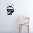 Wall decals with quotes - Wall decal Why worry now there's always laughter after pain - ambiance-sticker.com
