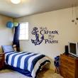 Wall decals for kids - Work like a captain wall decal - ambiance-sticker.com