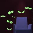 Glow in the dark   wall decals - Wall decal set of glowing eyes 1 - ambiance-sticker.com