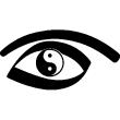 Wall decals design - Wall decal yin-yang eye - ambiance-sticker.com
