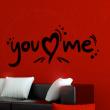 Love  wall decals - Wall decal You love me - ambiance-sticker.com