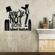 Wall decals music - Wall decal You're not alone - Michael Jackson - ambiance-sticker.com