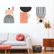 Abstract wall decals - Wall decals abstract modern - ambiance-sticker.com