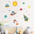 Space wall decals - Animals in space wall decals - ambiance-sticker.com